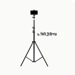 6 Fit Tripod Stand +10" Ring Light + K8 Microphone - Image 4