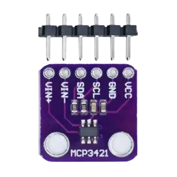 MCP3421 I2C Delta-Sigma ADC Evaluation Module